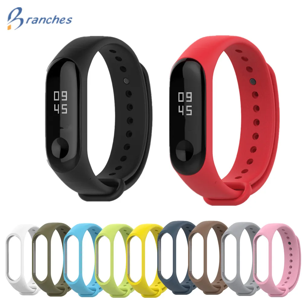 Браслет Mi Band 3 силиконовый браслет xiomi черный смарт miband 4 аксессуары для наручных