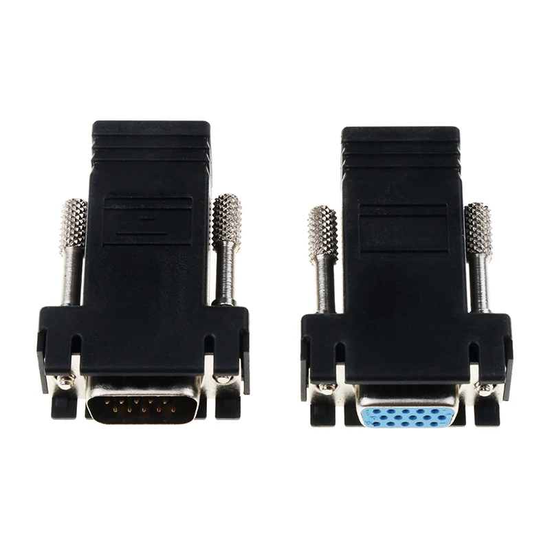 Удлинитель KEBIDU RJ45 на Mini VGA штекер гнездо для Lan Cat5 Cat5e Ethernet адаптер ПК и