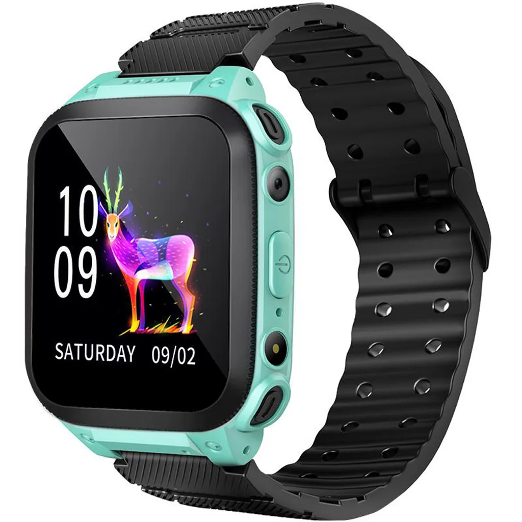 

Kids Smart Phone Watch 1.44inch Flashlight Camera LBS Location SOS Remote Monitor Children Smartwatch Skin Friendly#20