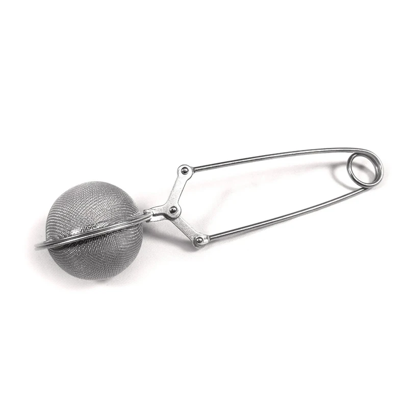 

Tea Infuser Stainless Steel Sphere Mesh Tea Strainer Coffee Herb Spice Filter Diffuser Handle Tea Ball Match Tea Bags