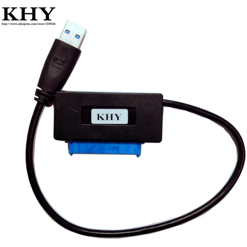 New Black Hot Sale Plug and Play High Speed USB 3.0 to SATA 22 Pin Adapter Cable for 2.5 SSD hdd Hard Disk Drive Good Quality | Компьютеры
