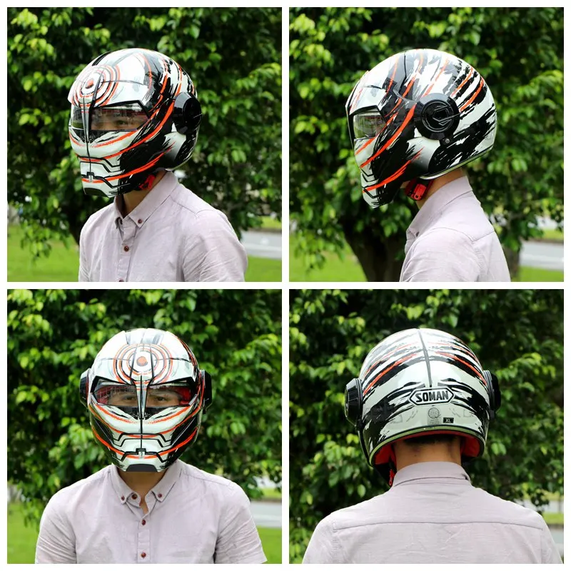 1 шт. и 13 цветов) новое поступление Ironman откидной шлем ABS Casque Casco Capacete мотоциклетный шлем для мотокросса Полнолицевые Шлемы фирменные SM-515