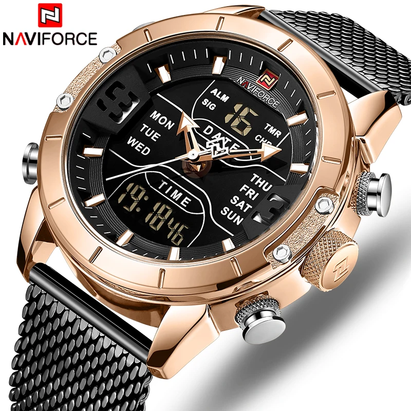 Online Männer Uhr Top Luxury Brand Fashion Casual Quarz Handgelenk Uhren herren Wasserdichte Militär Armee Sport LED Uhr Relogio Masculino