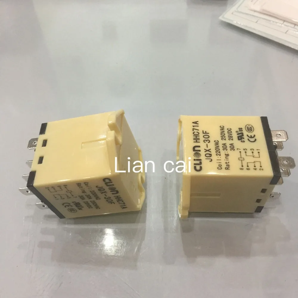 3 шт./лот JQX 30F 2Z AC 220V Coil 30A 250V Power Relay 8 Pin DPDT совершенно новый|ac power relay|220v coilpower relay |