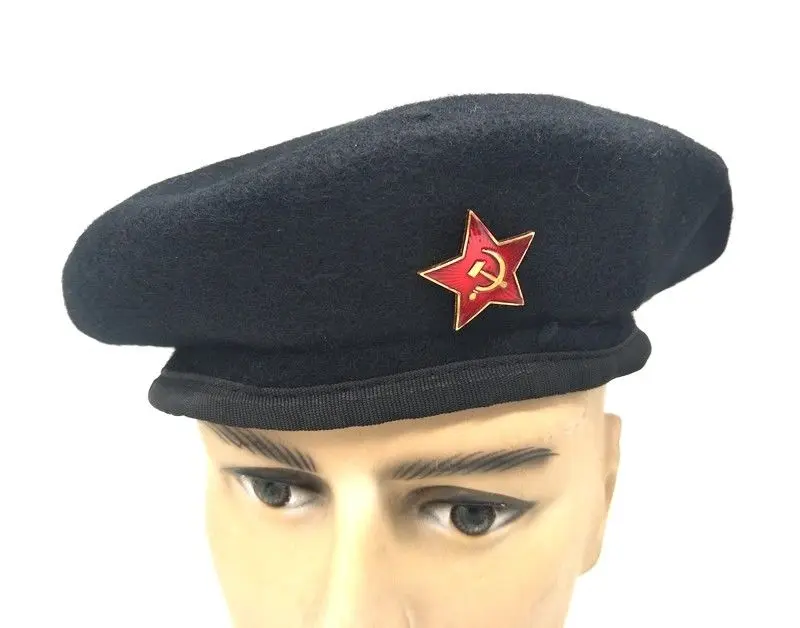 RUSSIAN MILITARY WOOL BERET CAP ARMY 