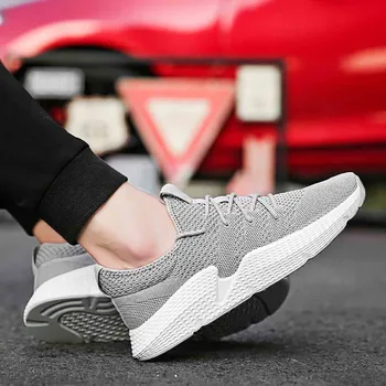 

Explosion Models Mesh Breathable Jogging New Summer Men's Sports And Leisure Shoes Wild Breathable Canvas Men's Shoes Korean