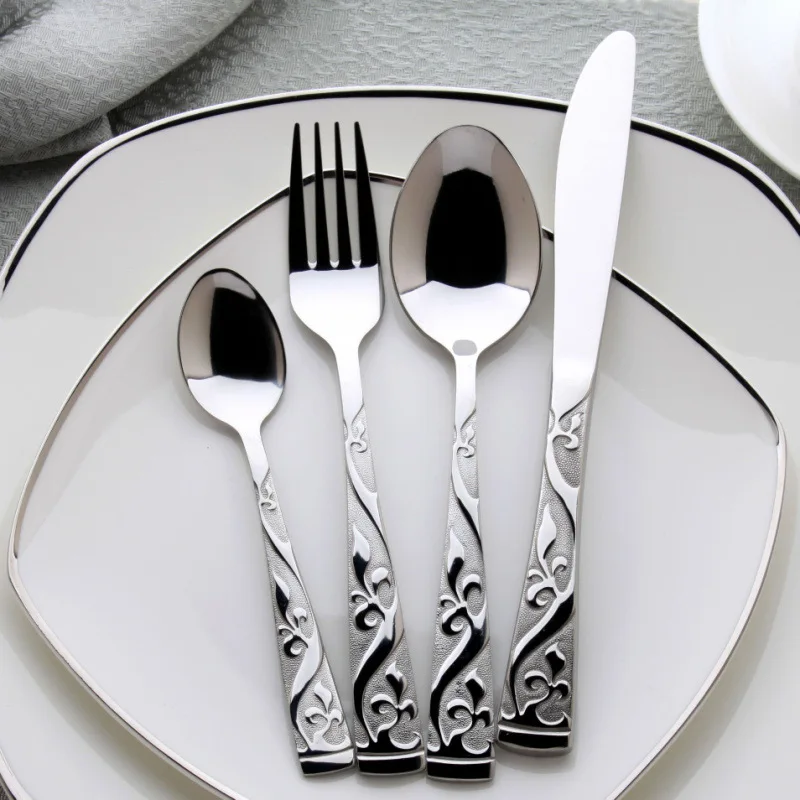 2016 Limited Real Cutlery Dishes And Plates Sets Lunch Box High Grade Stainless Steel Knife And