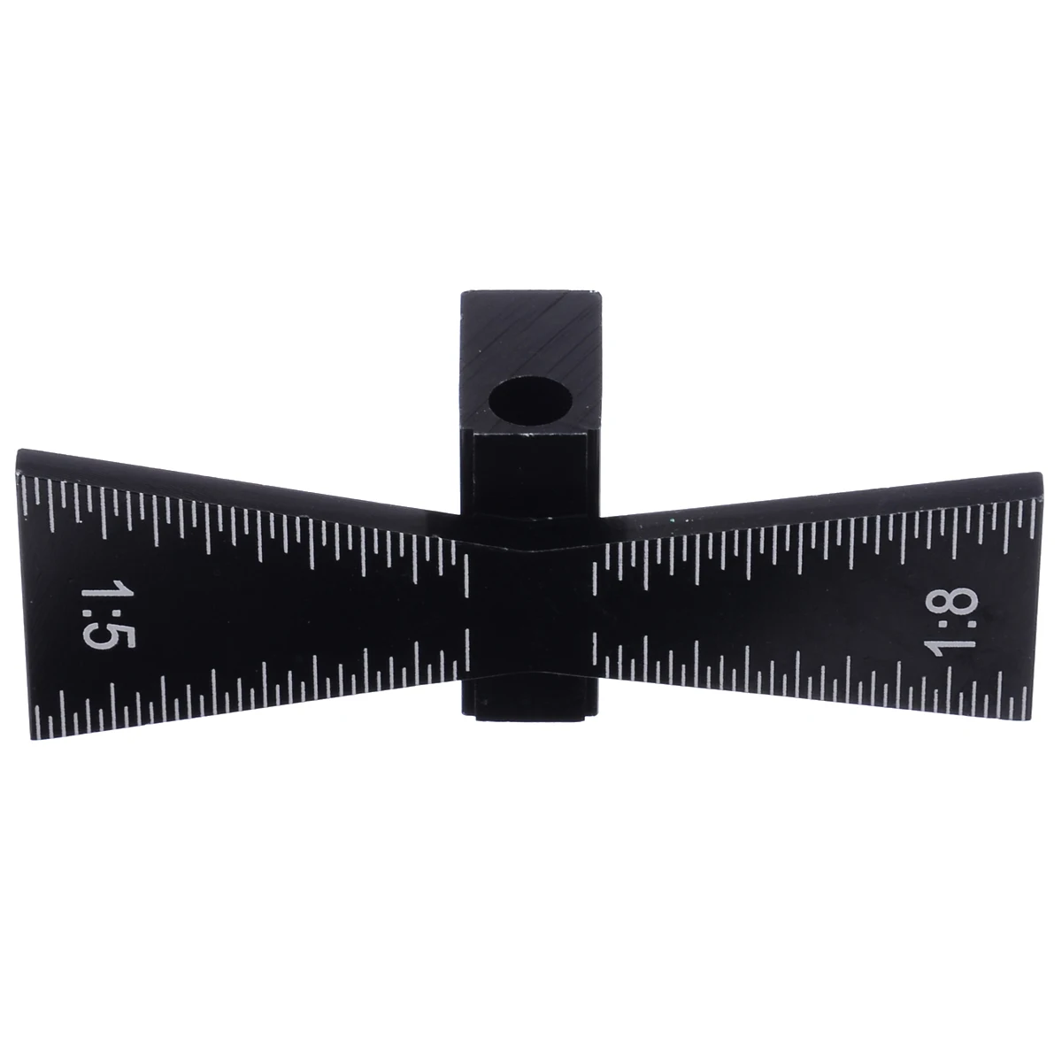 Portable Woodworking Dovetail Marker Marking Gauge For Hardwood & Softwood Aluminum Woodworking Measuring Tools Black