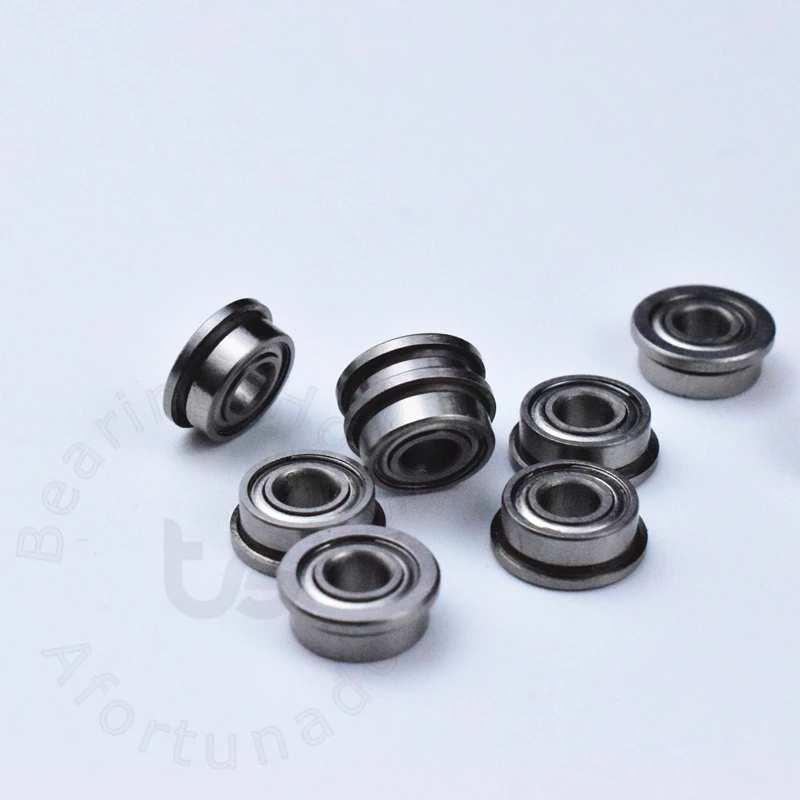 플랜지 베어링 크롬강 금속 밀봉 고속 기계 장비 부품, F683ZZ, 10 개, 3*7(8.1)* 3(mm)