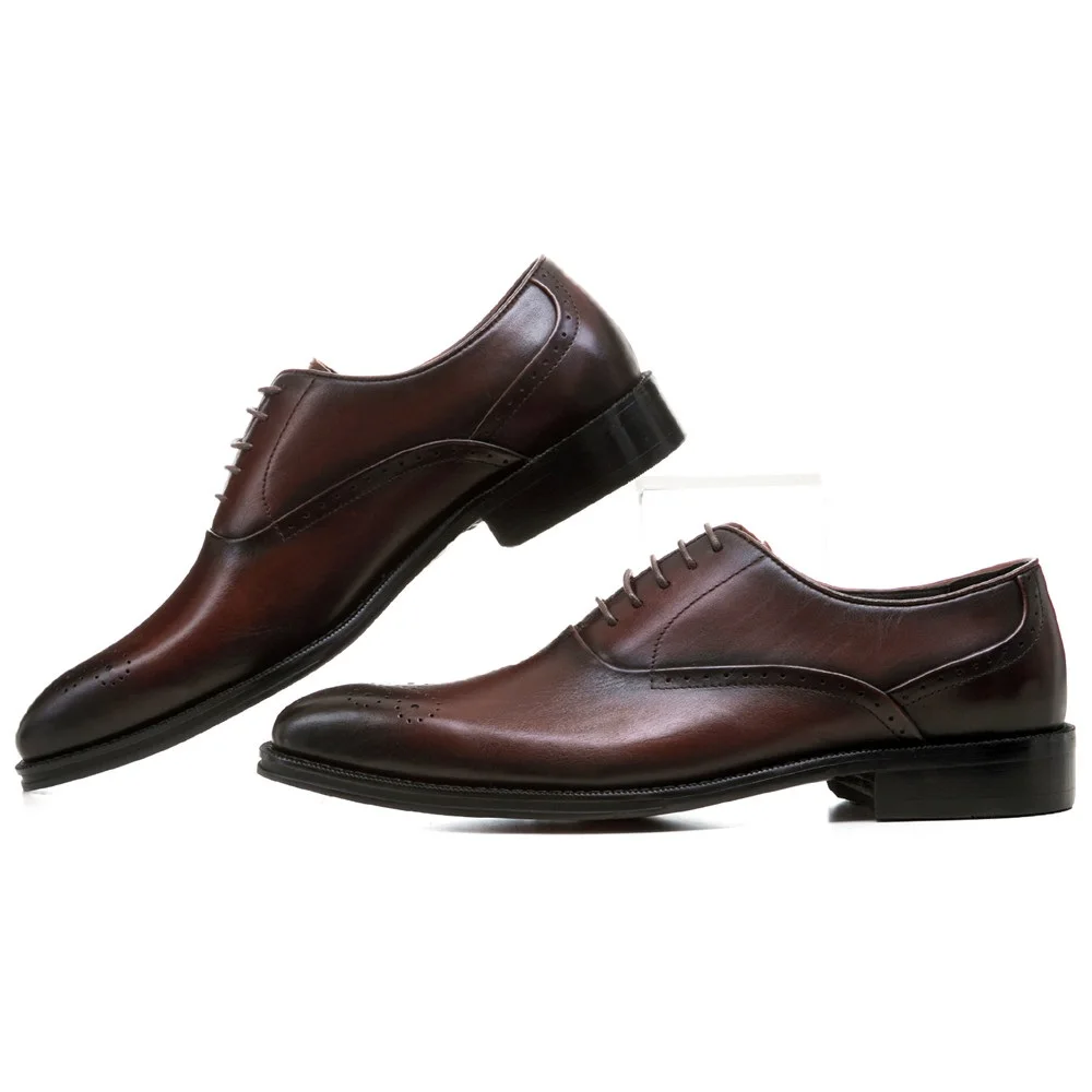 Goodyear/туфли с рантом; цвет коричневый, коричневый, черный; оксфорды; Мужские модельные туфли из натуральной кожи; обувь в деловом стиле; мужская обувь
