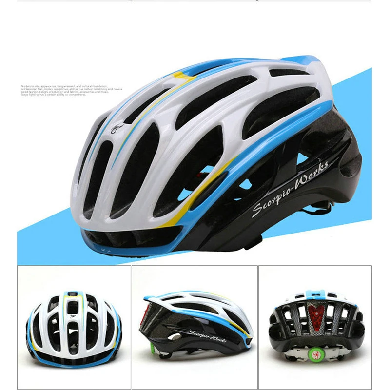 

220g LED Cycling Bicycle helmet UltraLight Unisex bike protective Helmet Road MTB mountain Bike Cascos Ciclismo PC+EPS 9 colors