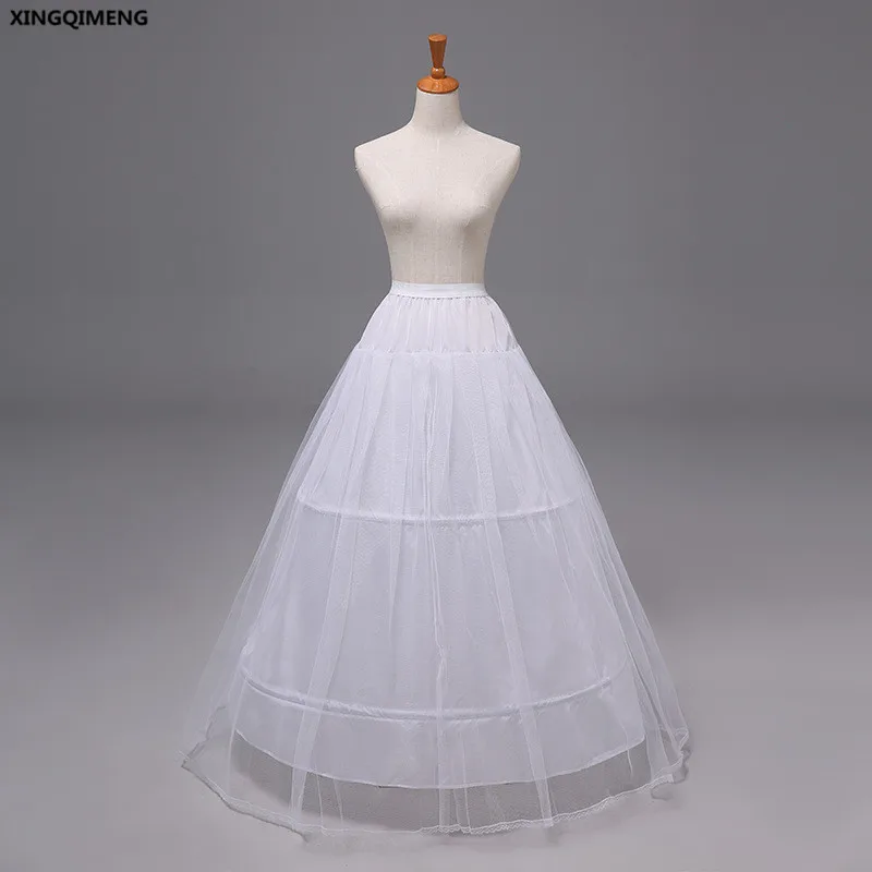 crinoline wedding gown