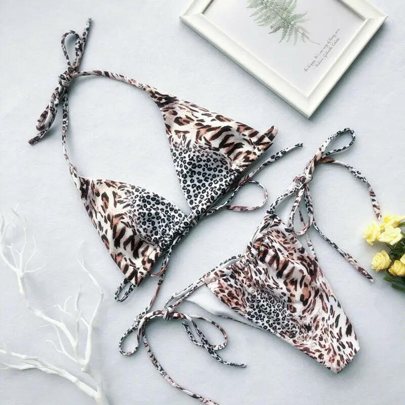 

Women Push-up Soft Bra Bandage Bikini Set Swimsuit Swimwear Bathing