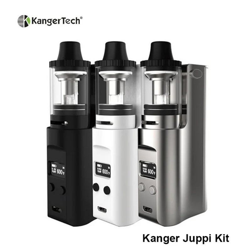 

3pcs/lot Original KangerTech JUPPI Kit with 75W JUPPI Box MOD 3ml JUPPI Tank Atomizer E-Cigarette Kanger JUPPI Kit in stock