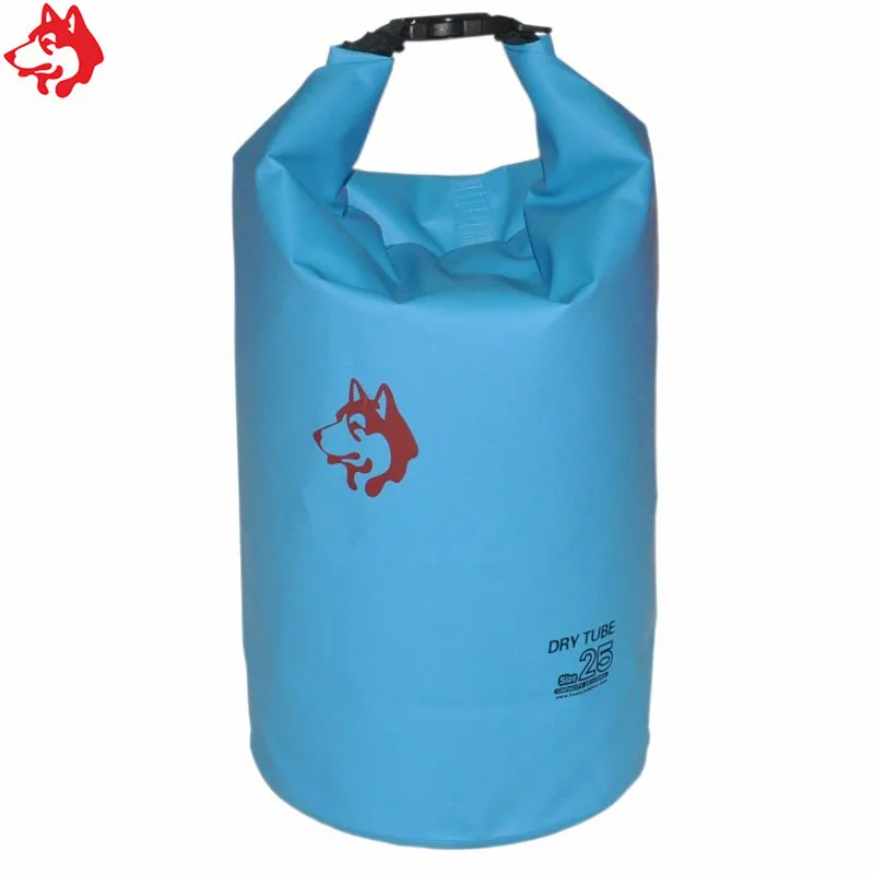 25L водонепроницаемый речной поход сумка для воды открытый маленький ПВХ Пешие прогулки Кемпинг Альпинизм плавание брезент сухой мешок - Цвет: Blue