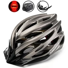 BASECAMP велосипедный шлем из титана Сверхлегкий в форме велосипедный шлем MTB с козырьком и задними фонарями дорожный горный велосипедный шлем 56-63 см