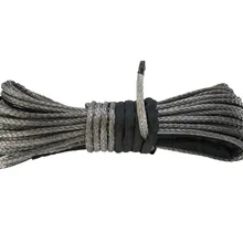 Прямая с фабрики Китая 10 мм х 30 м синтетический трос лебедки СВМПЭ веревка