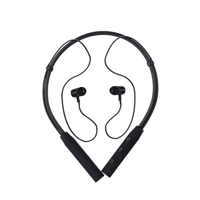 YCH 018 Bluetooth Headset Retractable Earbuds Neckband Sport Headphones
