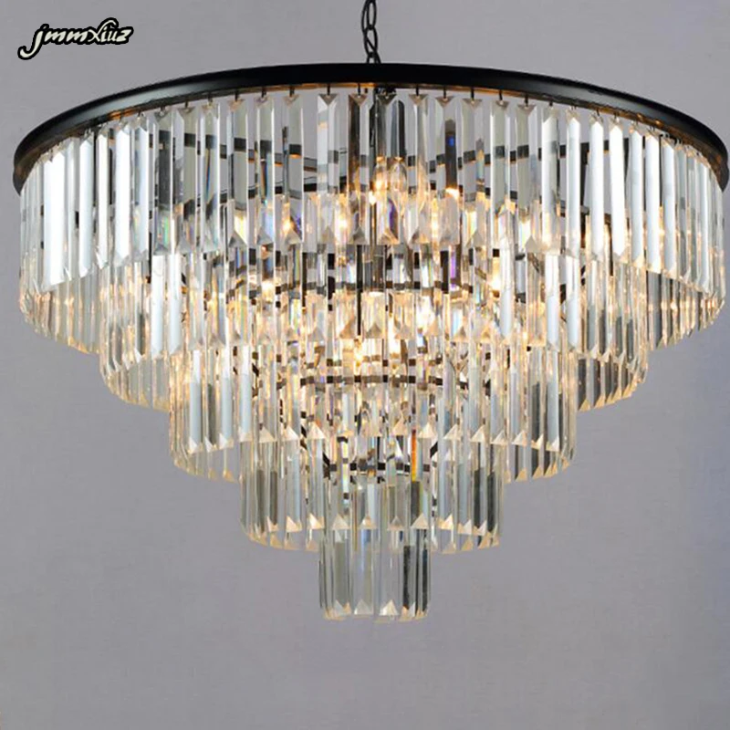 

New Style Crystal Chandelier Lighting Fixture Luxury Large Crystal Lustres de cristal Living Room chandelier Free Shipping