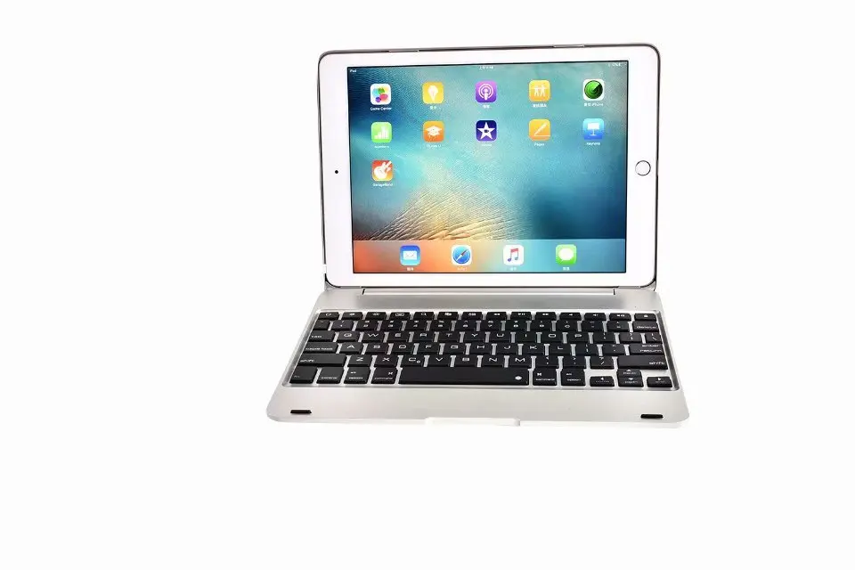 Abs Coque para Ipad 2023 9.7 Case de Teclado A1893 A1954 Case Teclado sem Fio para Ipad 9.7 2023 Case com Teclado Novo - Imagem 3