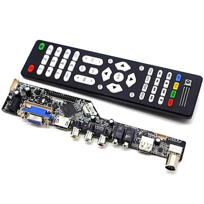 Tv+Hdmi+Vga+Av+Usb+Audio Tv Lcd Driver Board 15.4 Inch Lp154W01 B154Ew08 B154Ew01 Lp154Wx4 1280X800 Lcd Controller Board Diy K