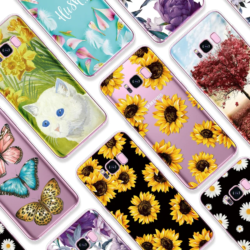 Летнее платье с цветочным узором для samsung Galaxy A60 S10e S10 примечание 9 8 5 4 3 J4 J6 плюс J2 Pro