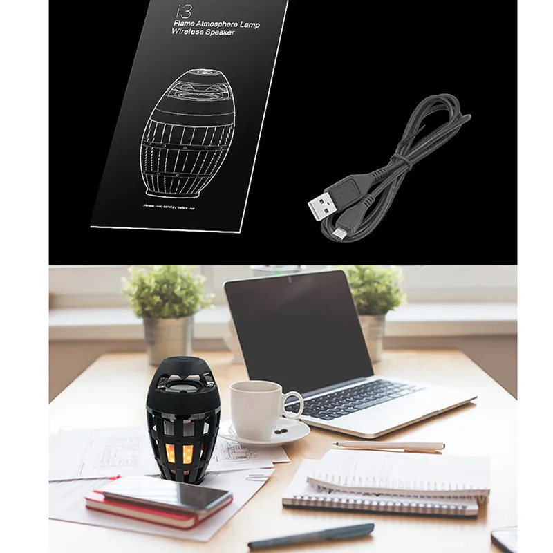 DOITOP Portable LED 5W Mini Bluetooth Stero Speaker HiFi Sound Waterproof Loudspeaker For Smart Device With Bluetooth 4.0 + B3