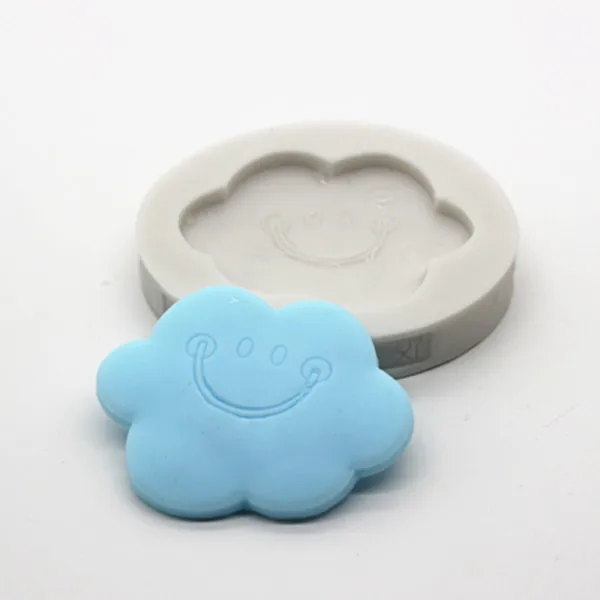 DIY Handmade soap making tool smiling face cloud DIY plaster fragrance mold fragrance wax tablets mold