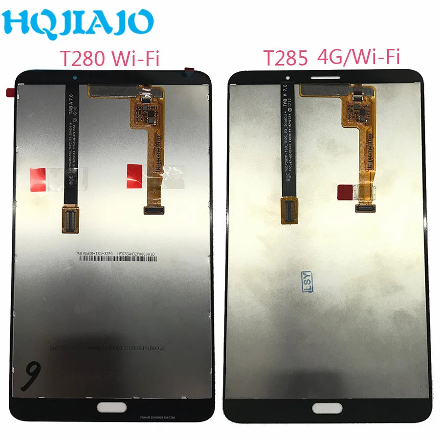 Для T280 T285 ЖК дисплей сенсорный экран дигитайзер для Samsung Galaxy A 7 0 SM рамка части