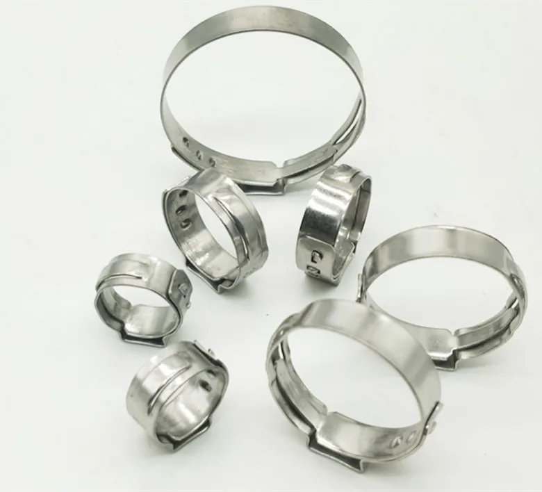12 x Jubilee Type Hose Clamps Steel Pipe Clips Maintenance Clamp Assorted Size 20MM-30MM
