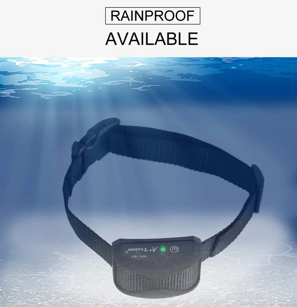 Ошейник 2 в 1 для дрессировки собак с дистанционным управлением 800 м|bark collar|anti bark