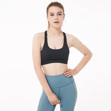 NWT женский спортивный бюстгальтер леди стиль дышащий Быстросохнущий толстый материал бюстгальтеры для бодибилдинга 4 способ стрейч ткань Йога Бюстгальтеры