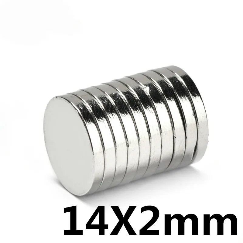 

20pcs neodymium magnet 14x2mm N35 Small Disc Round Super Strong magnets 14*2 mm Powerful Rare Earth Neodymium Magnets 14x2 mm