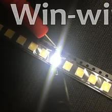 100 шт. 5050 белый/теплый белый SMD/SMT СВЕТОДИОДНЫЙ PLCC-6 3 вилочным держателем 5050 smd светодиодный 60MA средней мощности 10-18LM 0,2 W