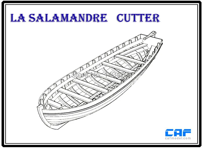 Нидейл модель лазерная резка дерево антикварный комплект модели корабля Sacle 1/48 La Salamandre корабль жизни лодка модель комплект