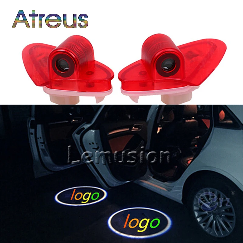 

Atreus 2X LED Courtesy Lamp Car Door Welcome Light Projector Shadow For Changan EADO XT EADO CS35 CS75 Alsvin V7 V5 Accessories