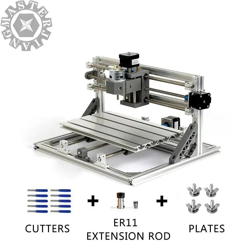 CNC3018 GRBL с ER11-5mm diy мини ЧПУ гравировальный станок лазерная гравировка Pcb ПВХ фрезерный станок деревянный маршрутизатор лучшие передовые игрушки - Цвет: No laser