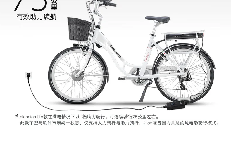 Sale Electric Bicycle E Bike 2 Wheels Electric Bicycle Samsung Lithium Battery 250W Electric Scooter For Adults With Seat/Basket 23