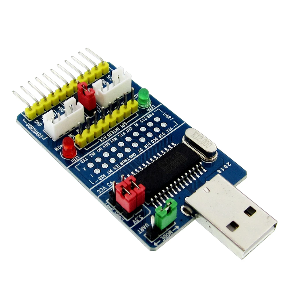 CH341A USB к SPI I2C IIC UART TTL ISP модуль последовательного адаптера EPP/MEM конвертер для
