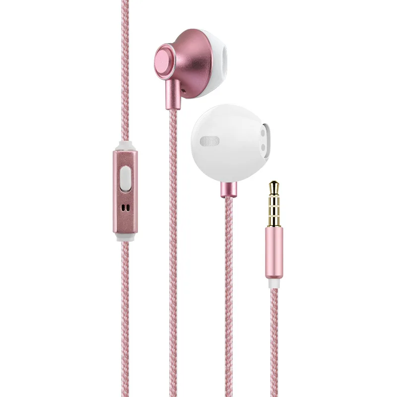 

High Quality Mobile Phone Headset Tablet Universal In-ear Earphone Smart Line Control with Microphone Stereo Earphones 3.5 plug