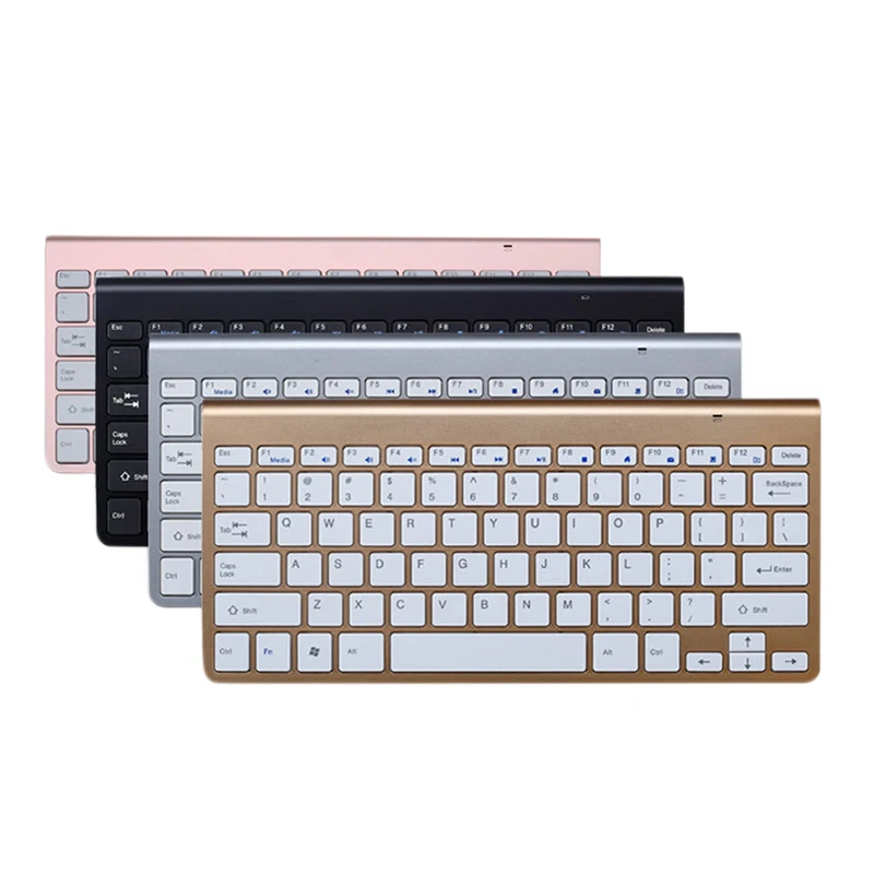 Mayitr 2.4G Mini Wireless Keyboard And Mouse Set Waterproof Keyboard Set For Mac Apple PC Computer 4 Colors