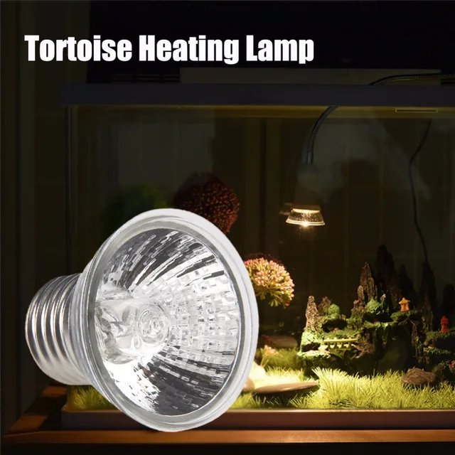 1Pc Reptile Tortoise Heating Lamp Full Spectrum Sunlamps Basking Pet