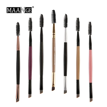 

MAANGE 1pcs Double Head Eyebrow Brush+Eyebrow Comb Spoolie Brush Eyebrow Makeup Brushes Beauty Blending Eye Essentials Tools
