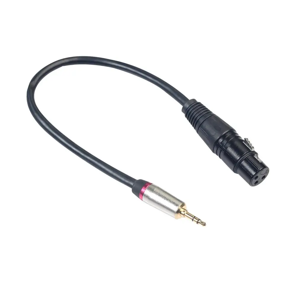 XLR 3 контактный разъем 5 мм 1/8 &quotTRS мужской металлический аудио адаптер кабель 0 М