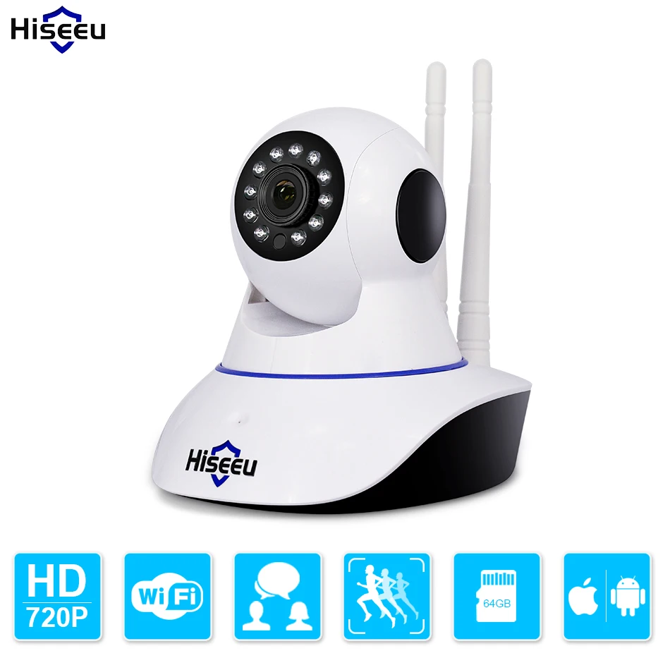 imágenes para Hiseeu HD 720 P Inalámbrica Cámara IP Wifi Visión Nocturna wi-fi cámara de Alta Calidad de la Cámara de Red IP CCTV WIFI P2P Seguridad cámara imágenes para Hiseeu HD 720 P Inalámbrica Cámara IP Wifi Visión Nocturna wi-fi cámara de Alta Calidad de la Cámara de Red IP CCTV WIFI P2P Seguridad cámara