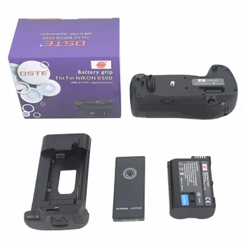 

DSTE MB-D17 Multi-Power Vertical Battery Grip for Nikon D500 Camera Battery Handgrip Holder Remote Control With EN-EL15 EN EL15