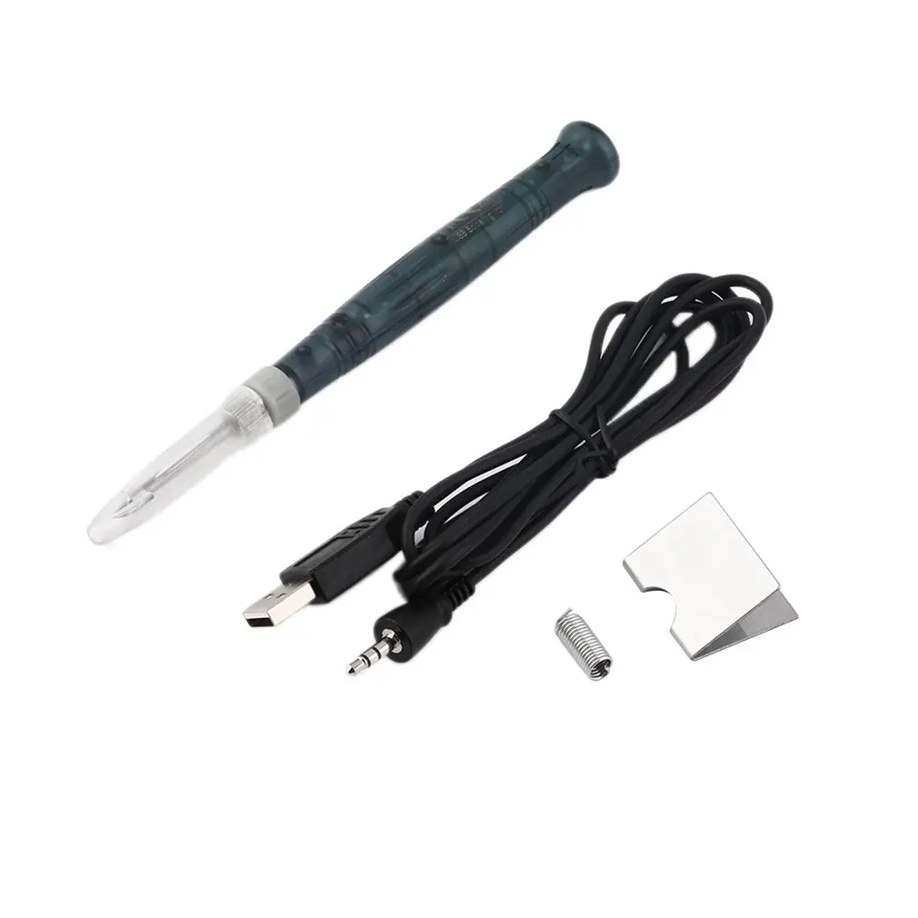 Dropshipping Mini Portable USB 5V 8W Electric Powered Soldering Iron Pen /Tip Touch Switch Quality Useful Drop Shipping
