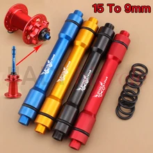 MUQZI Mountain Bike Bicycle Front Hubs Tube Shaft 15mm TO 9mm Conversion Axis Seat MTB Tube Shaft Diameter Conversion kit Send MUQZI Mountain Bike Bicycle Front Hubs Tube Shaft 15mm TO 9mm Conversion Axis Seat MTB Tube Shaft Diameter Conversion kit Send