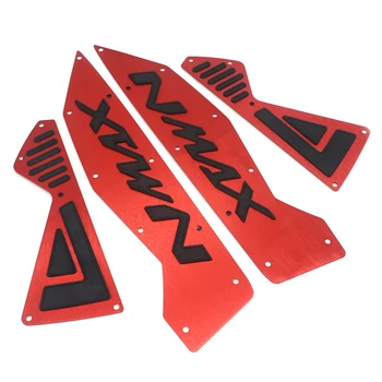 

Motorcycle CNC Aluminum Front & Rear Footboard Steps Foot Plate Footrest Pedal For YAMAHA N-MAX 155 NMAX 155 2015-2017