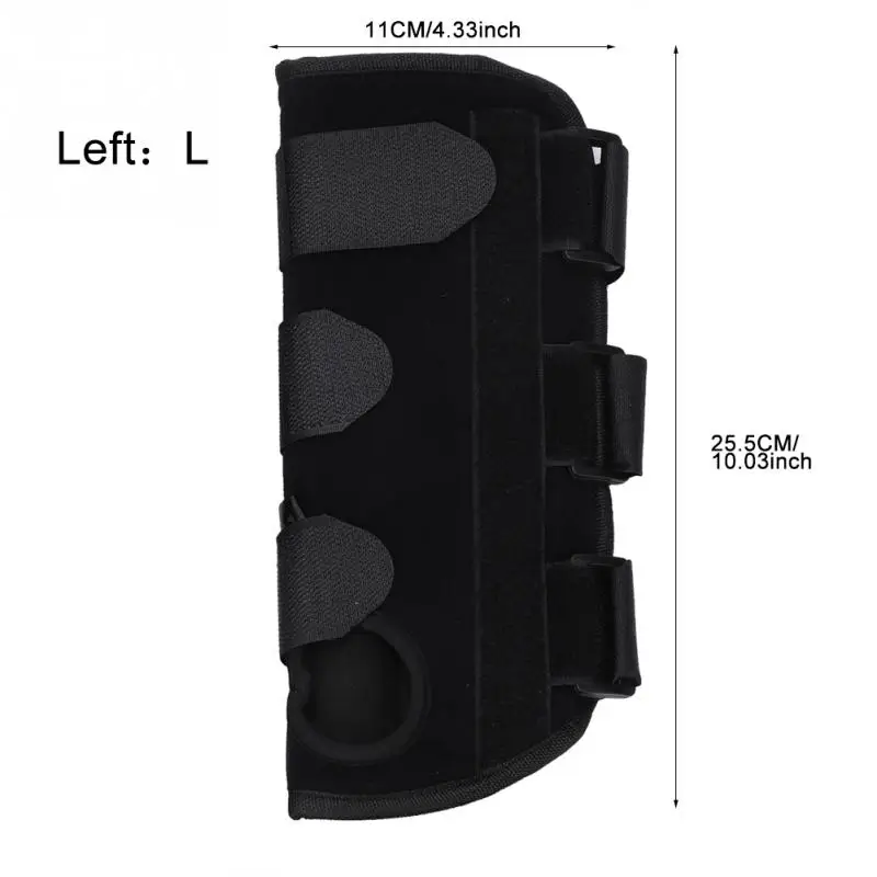Дышащий фиксатор запястья поддержка рук Защита от растяжения предплечья карпальная шина восстановление артрита - Цвет: Left Hand L